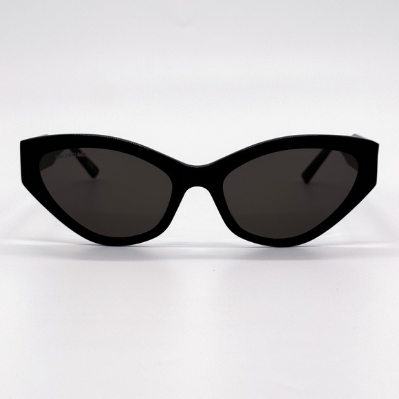 NEW BALENCIAGA BB0306S 001 CAT EYE BLACK WOMEN SUNGLASSES BALENCIAGA - Picture 4 of 10